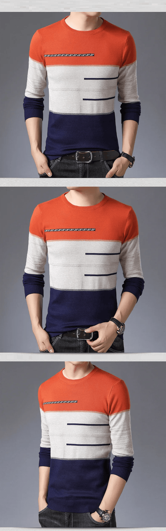 LP | Maglia in cotone a righe