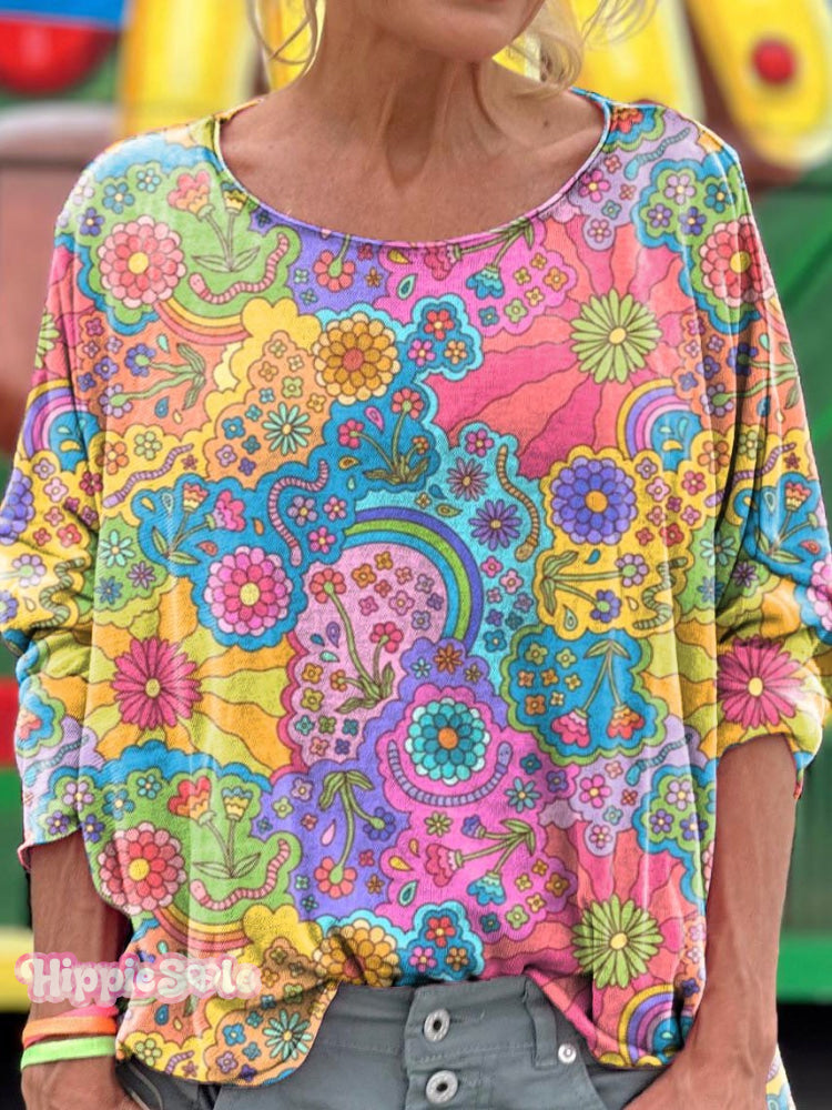 Women's Garden After the Rain Print T-shirt