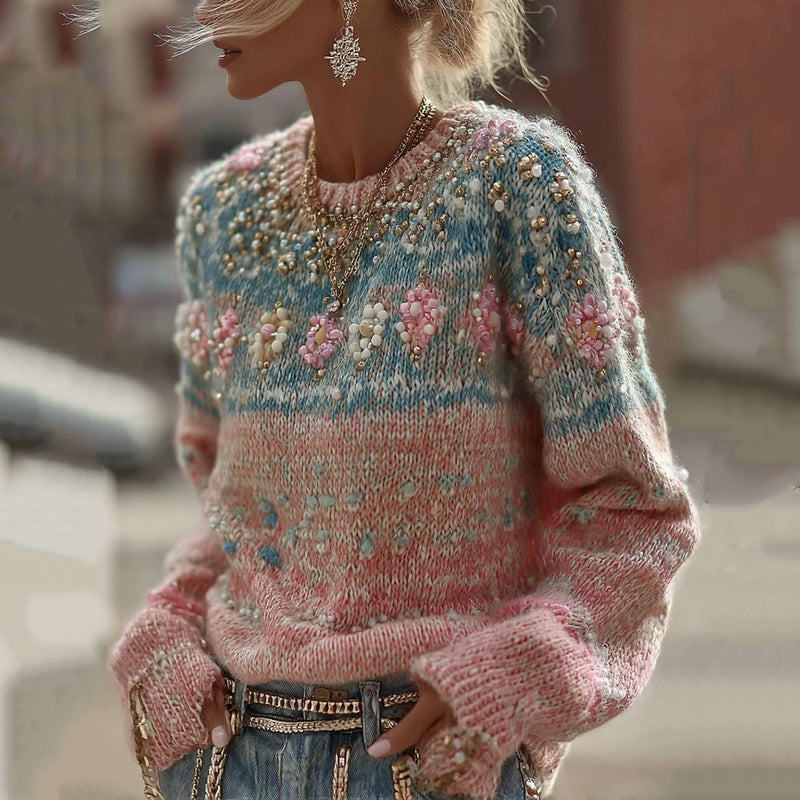 Maglione dal design curato