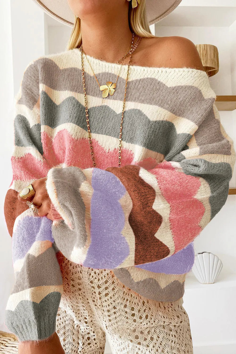 Maglione splendidamente realizzato