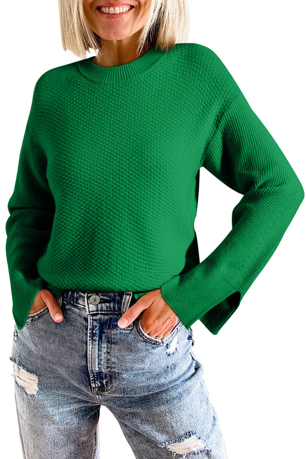 Maglione dal design curato