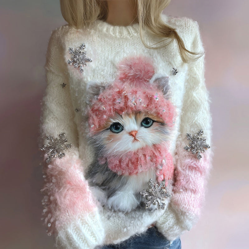 Maglione dal design curato