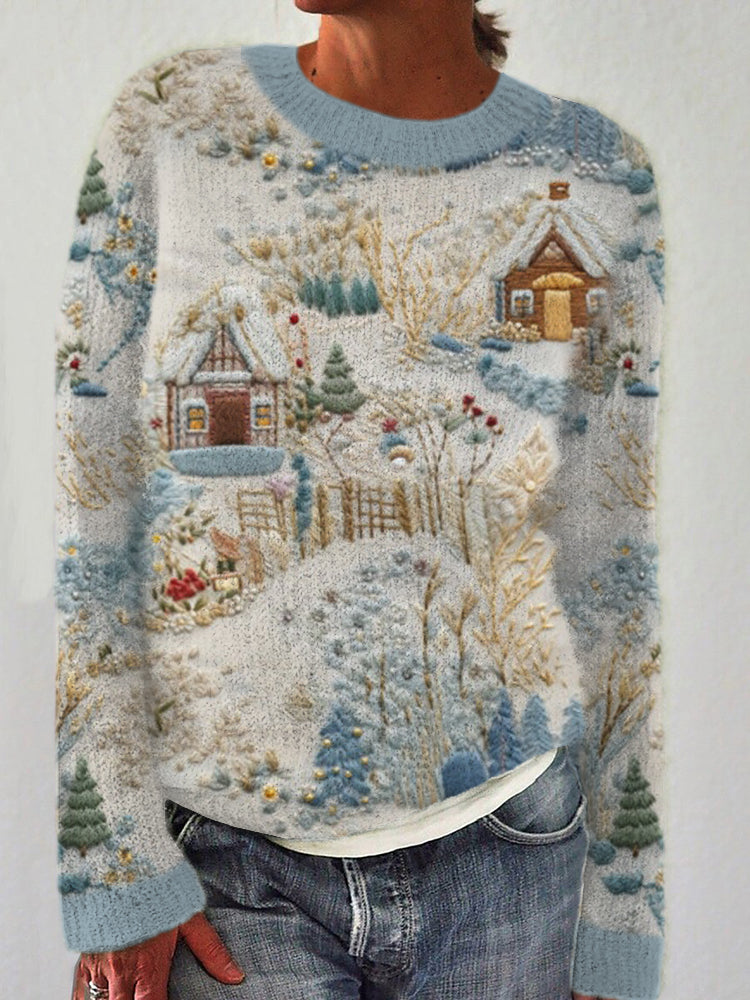 Maglione dal design curato