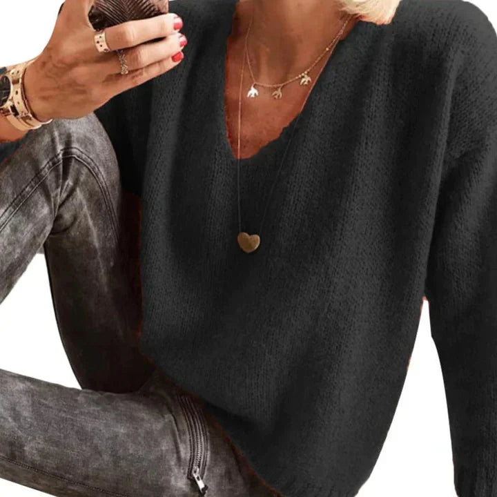 Maglione dal design curato