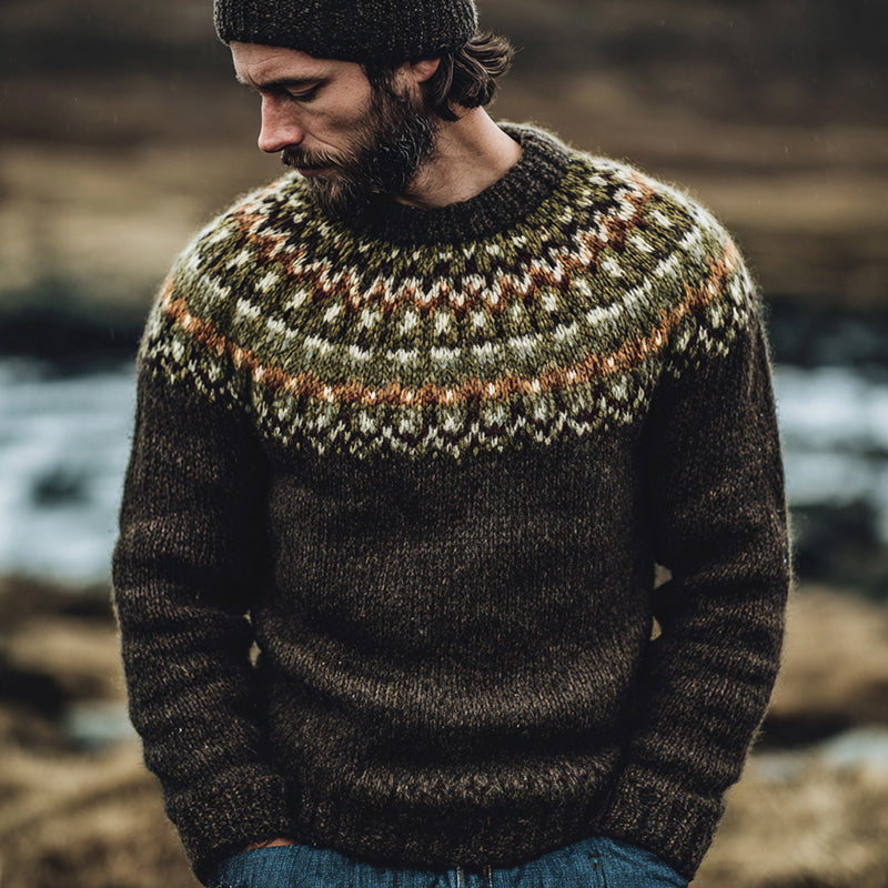 Maglione in stile vintage senza tempo