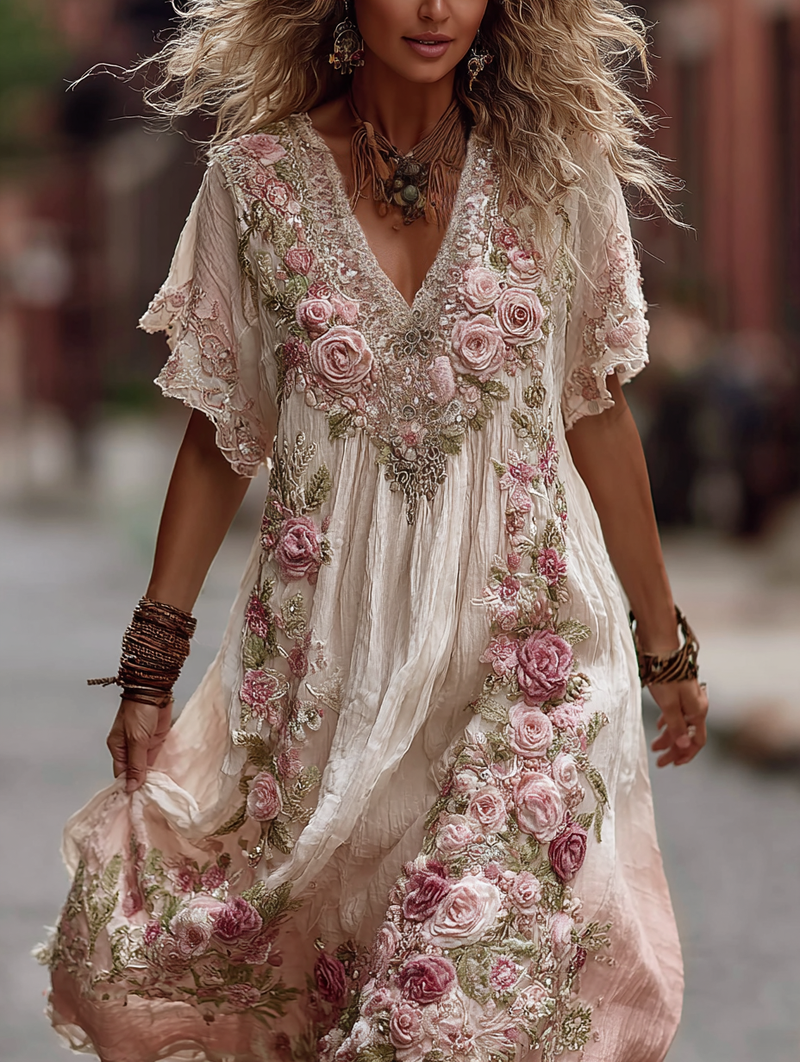 Vestito dal design curato