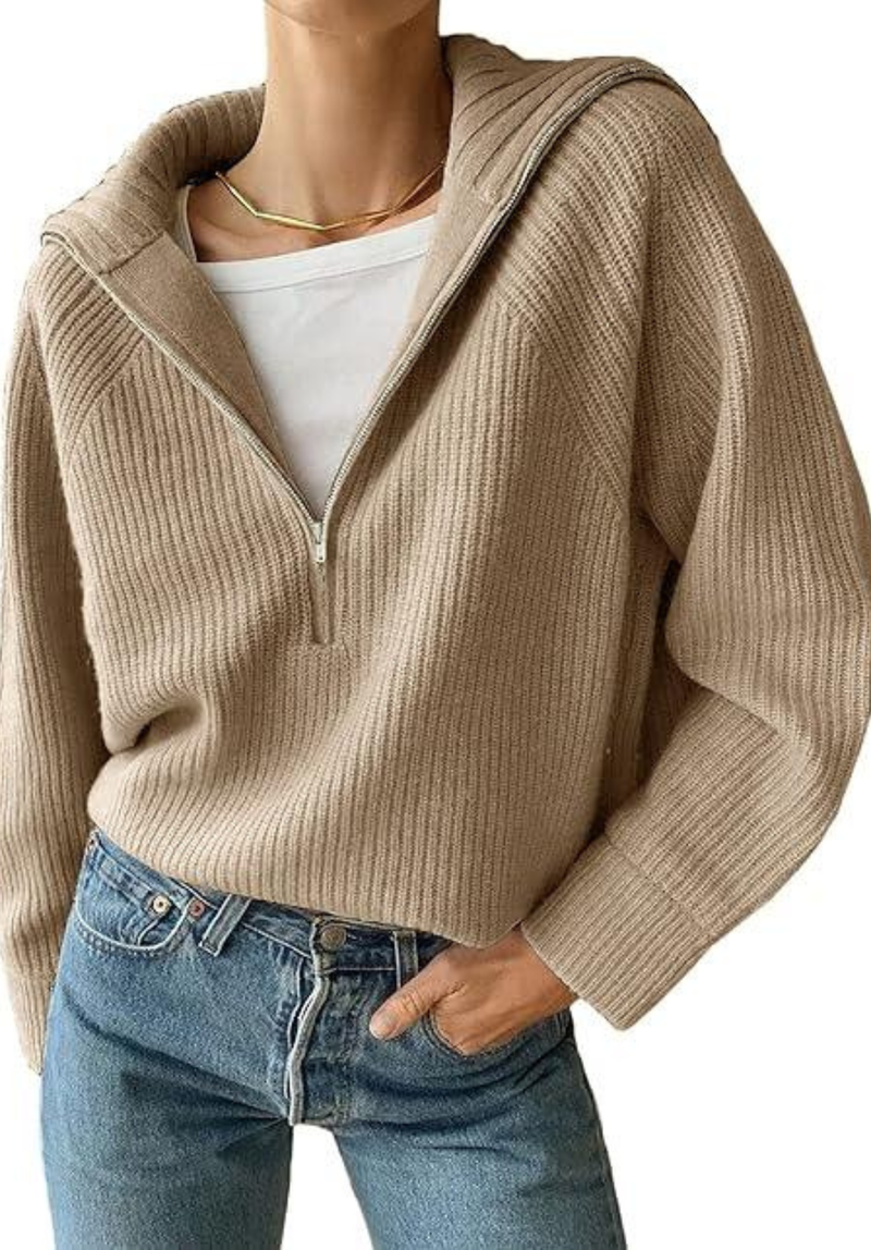 Maglione dal design curato