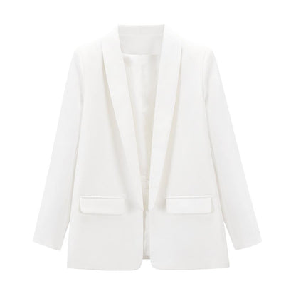 Casual Solid Color Slim Coats