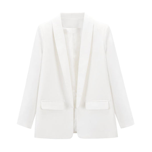 Casual Solid Color Slim Coats