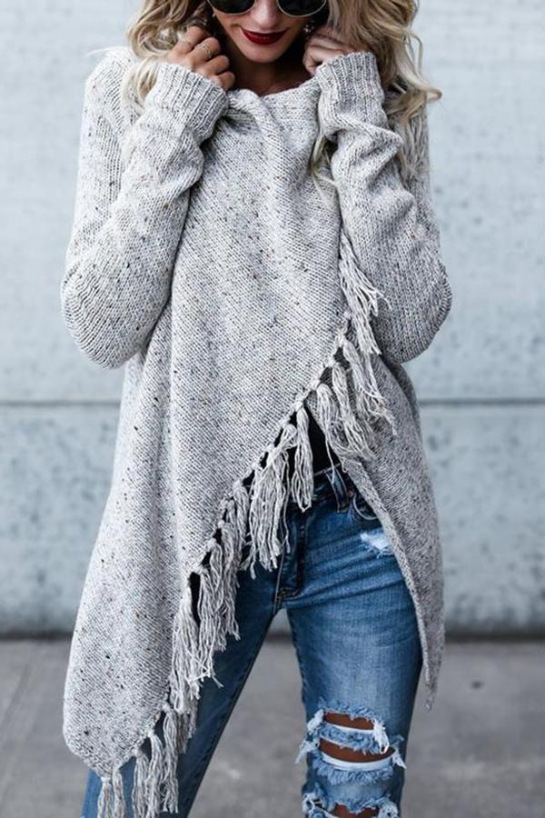 Maglione dal design curato