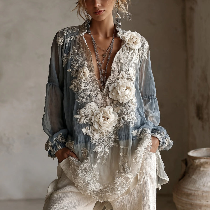 Camicia dal design curato