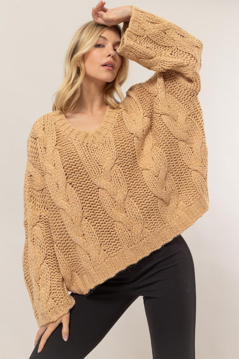 Maglione dal design curato