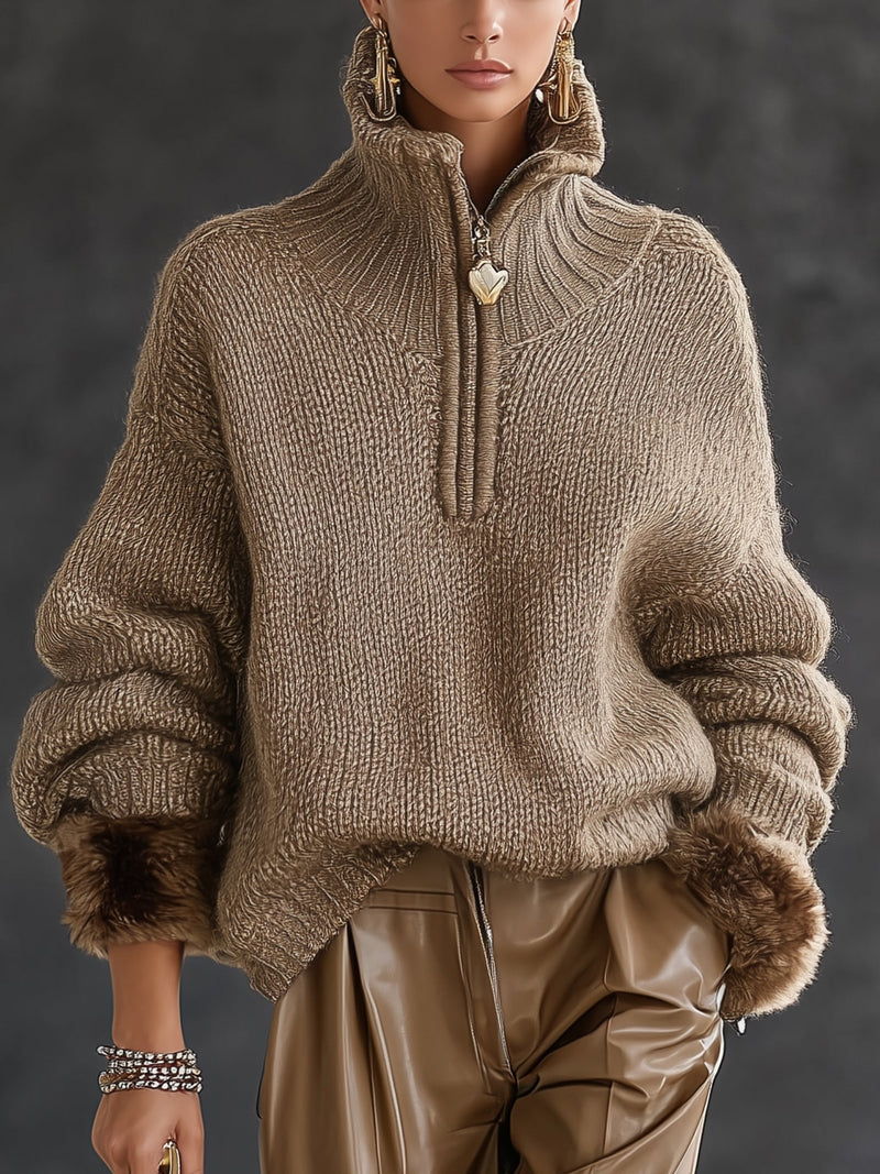 Maglione dal design curato