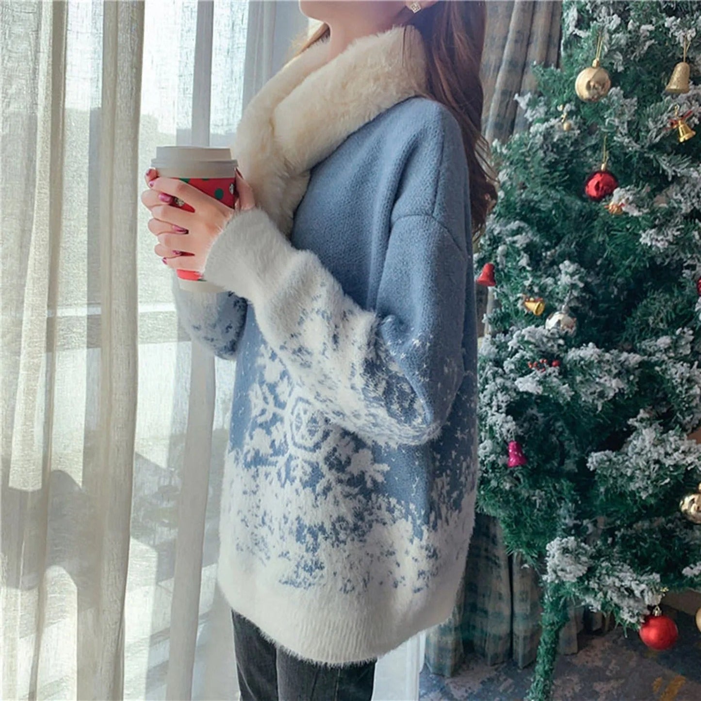 Maglione dal design curato