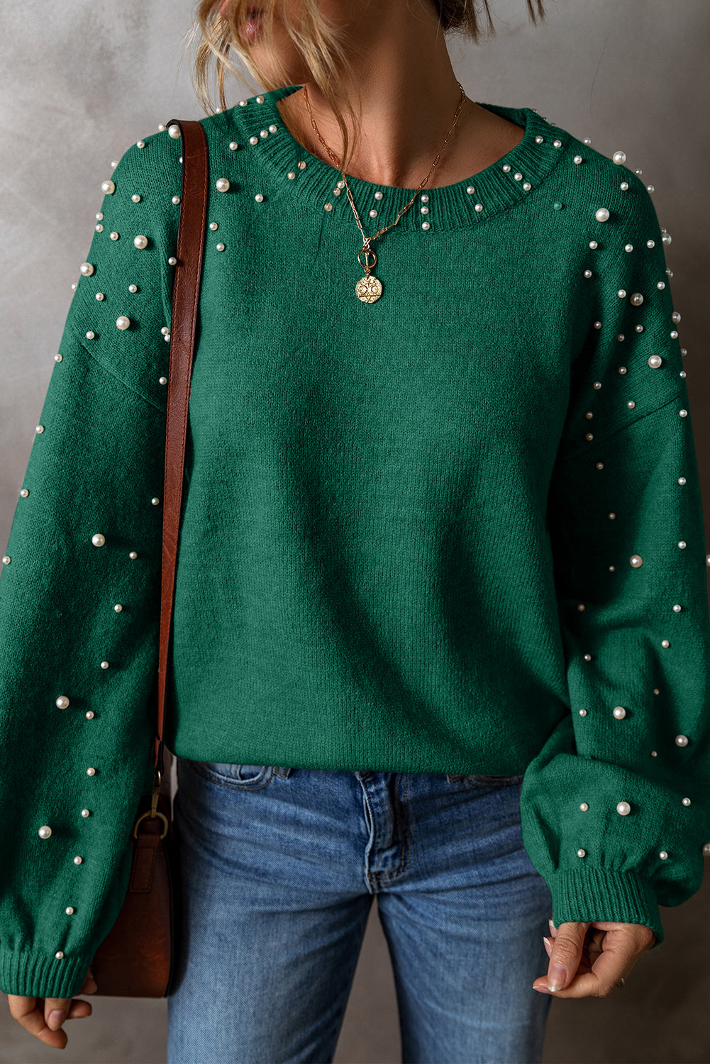 Maglione dal design curato