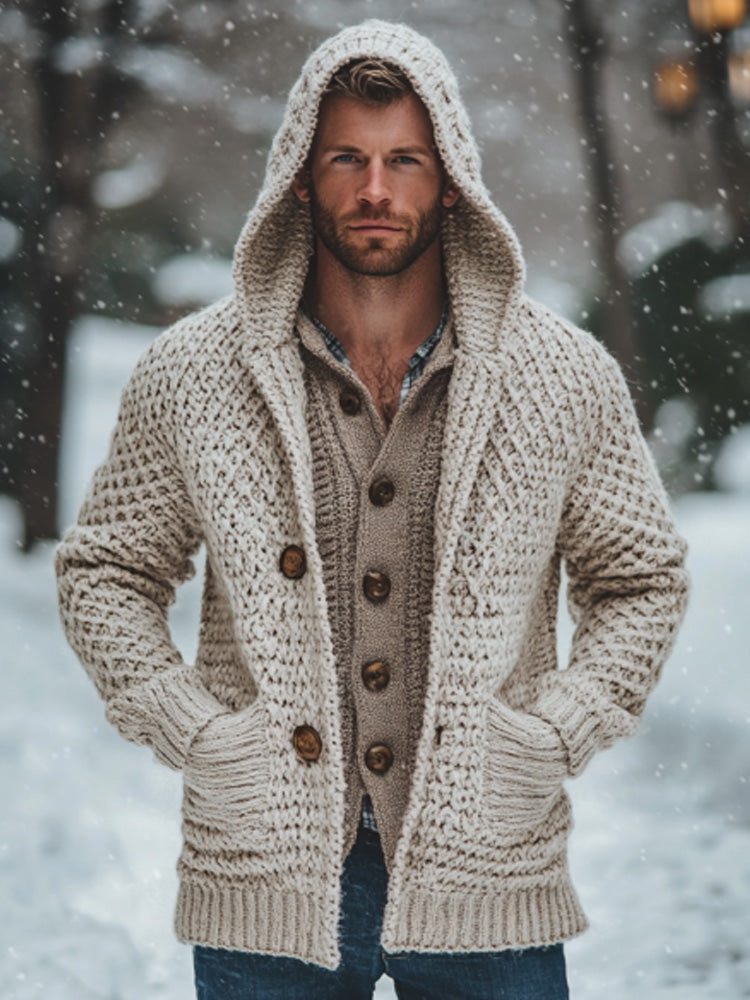 Vintage Fairman Island Jacquard Buttons Sweater Cardigan elevenforest