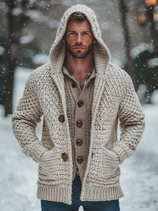 Vintage Fairman Island Jacquard Buttons Sweater Cardigan elevenforest