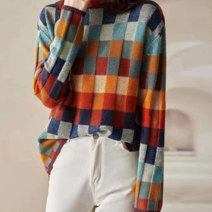 LP | Maglia elegante a scacchi