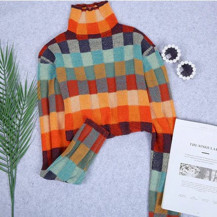 LP | Maglia elegante a scacchi