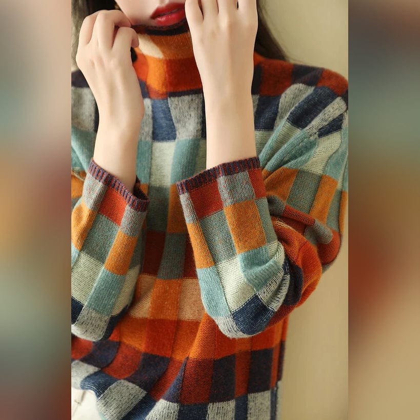 LP | Maglia elegante a scacchi