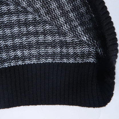 LP | Elegante maglione con motivo a quadri bianchi e neri