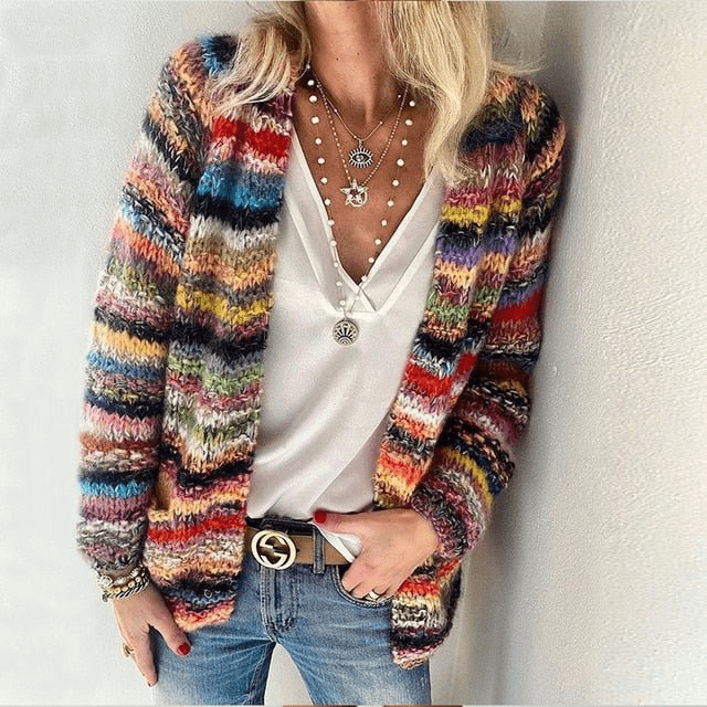 LP | gilet multicolore