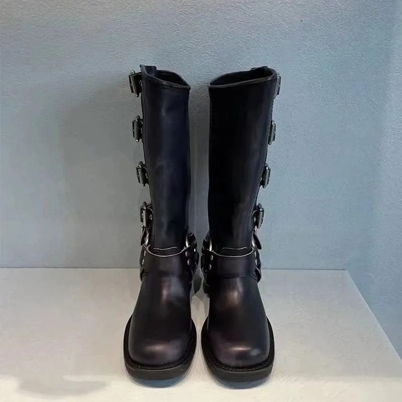 Stivali in pelle vintage
