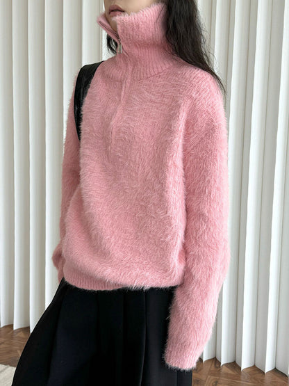 LP | Soffice maglione con zip