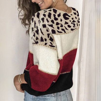 LP | Elegante maglione con stampa leopardata
