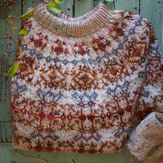 Vintage Tribal Art Print Cozy Sweater elevenforest