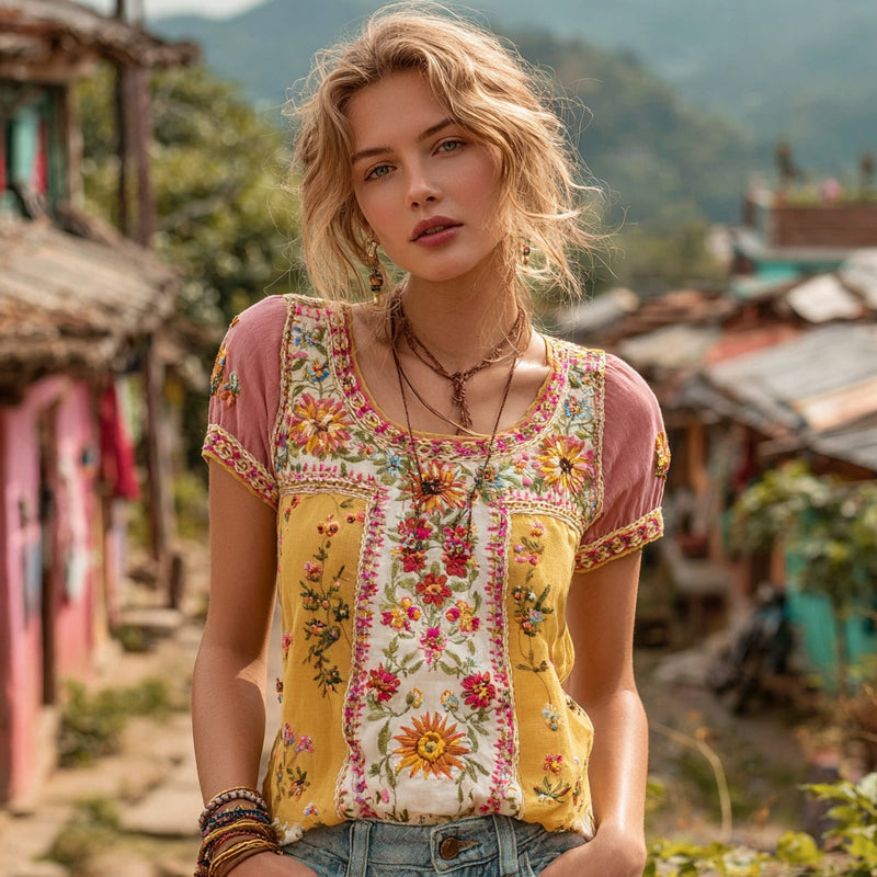 Maglietta in stile vintage senza tempo