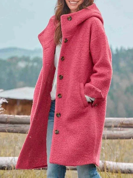ER | Cappotto di lana oversize per donna