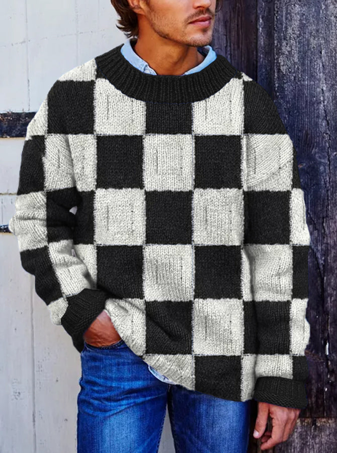 Maglione dal design curato