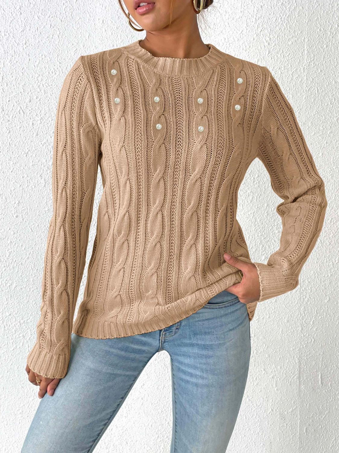 Ileana® | Exquisite sweater with braids