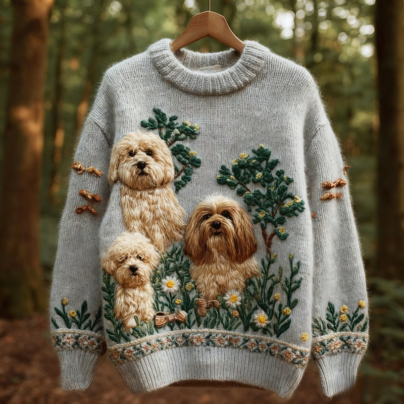 Maglione in stile vintage senza tempo