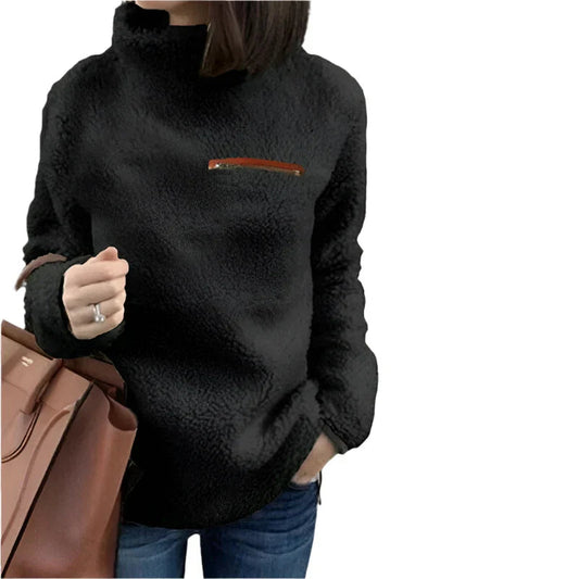 Norma® | Comfortable women's turtleneck sweater with a relaxed style