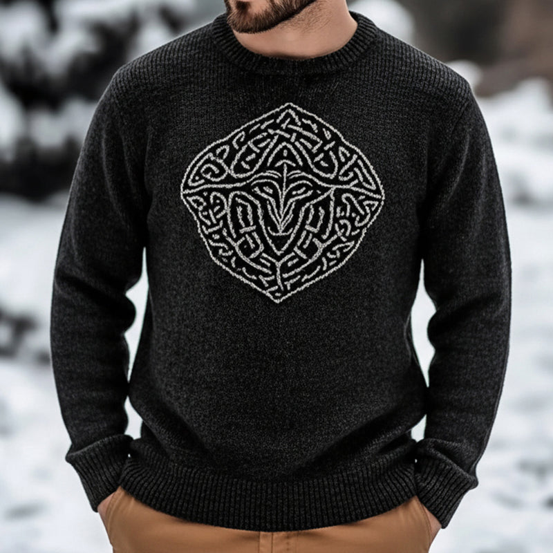 Maglione dal design curato