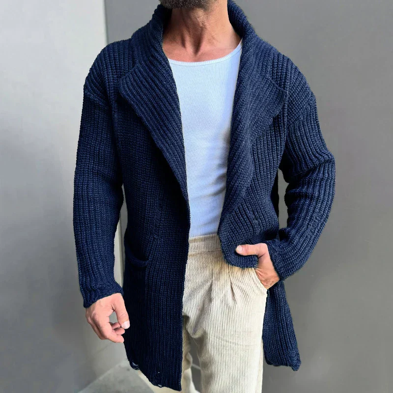 Retro Island Jacquard Pattern Cardigan Sweater elevenforest