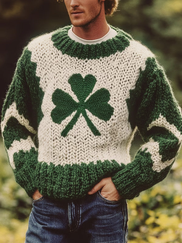 Men's Vintage St. Patrick's Day Knit Top elevenforest