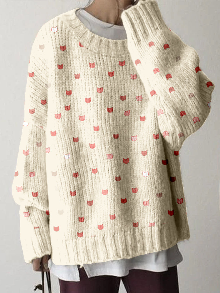 Maglione dal design curato
