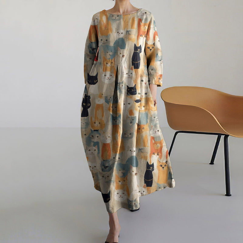 Vestito dal design curato