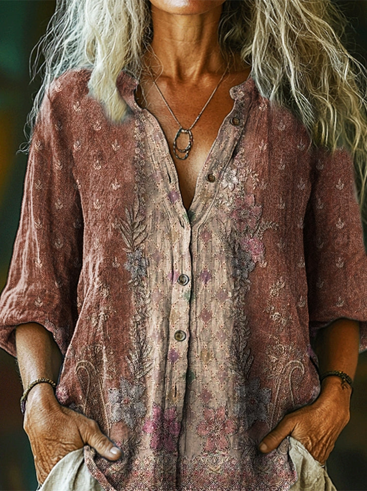 Camicia in stile vintage senza tempo