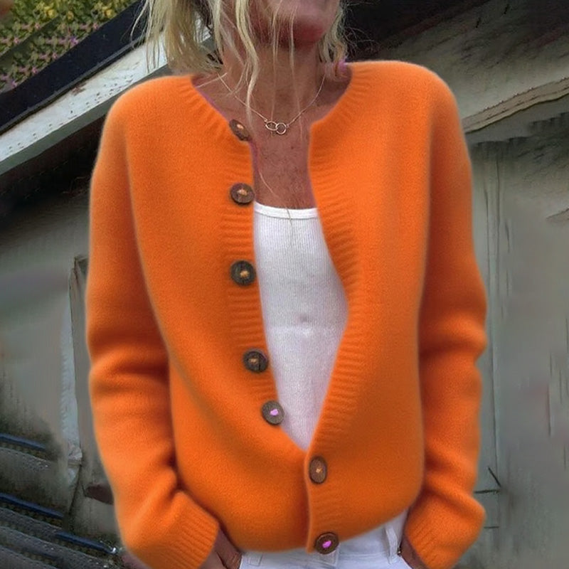 Women's Autumn And Winter Solid Color Sweater elevenforest