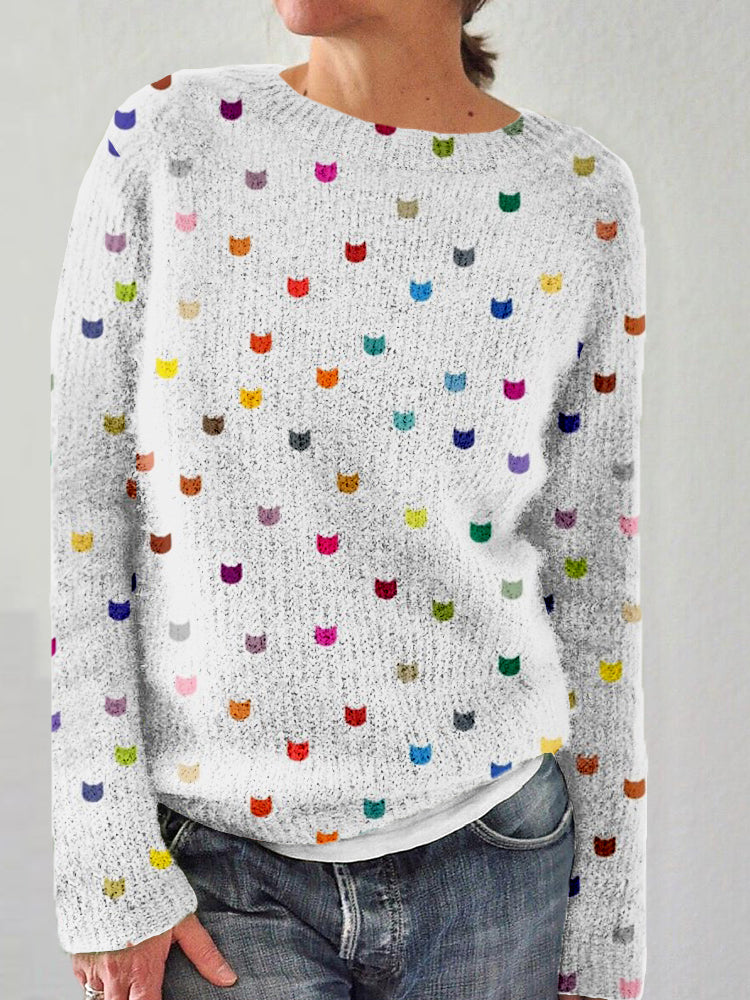 Maglione dal design curato