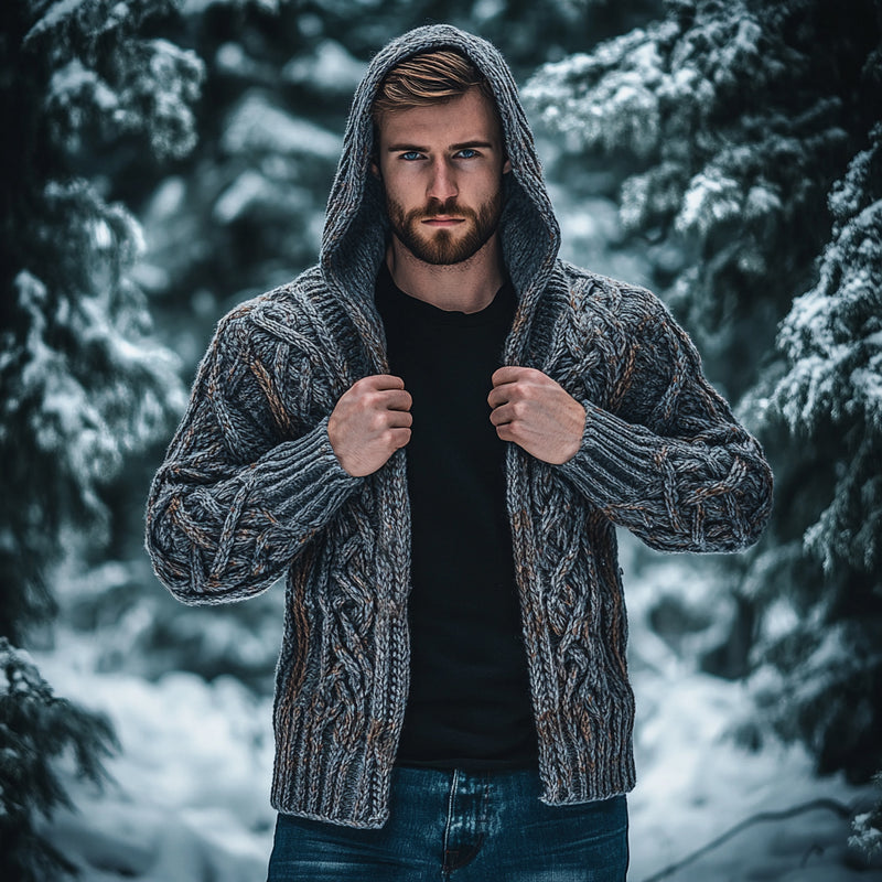 Cardigan dal design curato