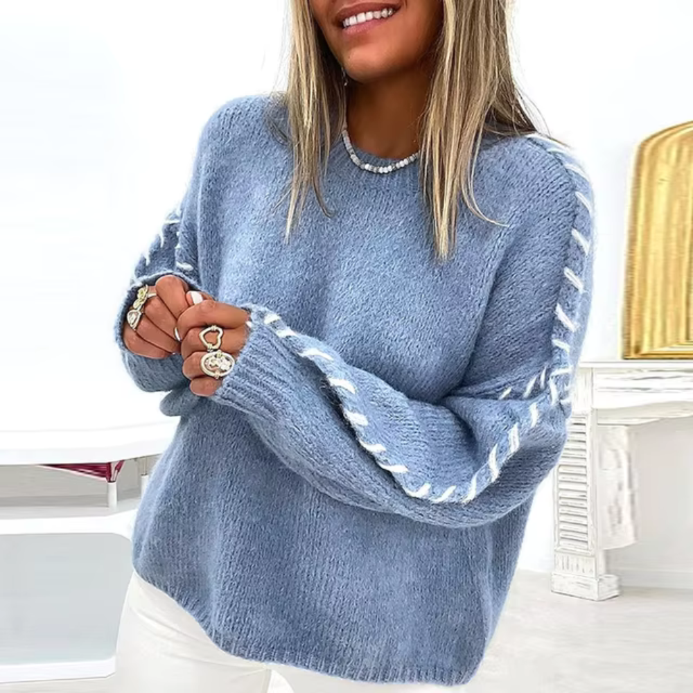 Maglione dal design curato