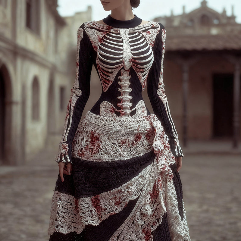 Vestito dal design curato