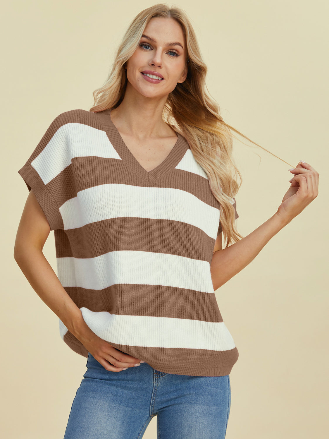 Maglione dal design curato