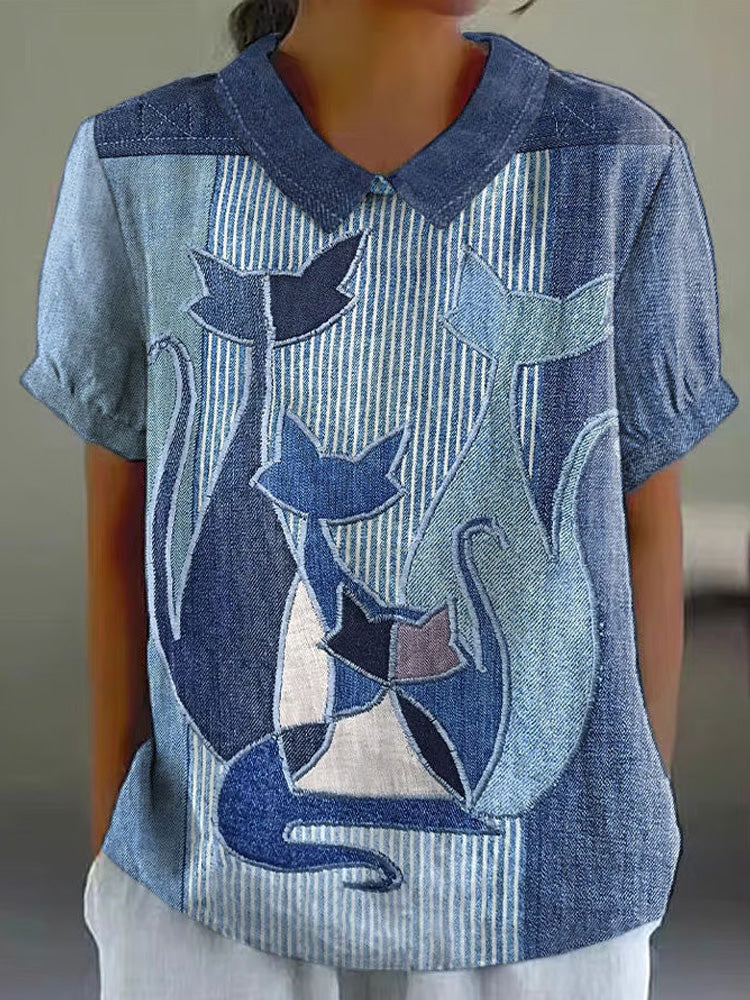 Camicia in stile vintage senza tempo