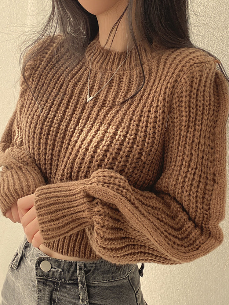 Maglione dal design curato